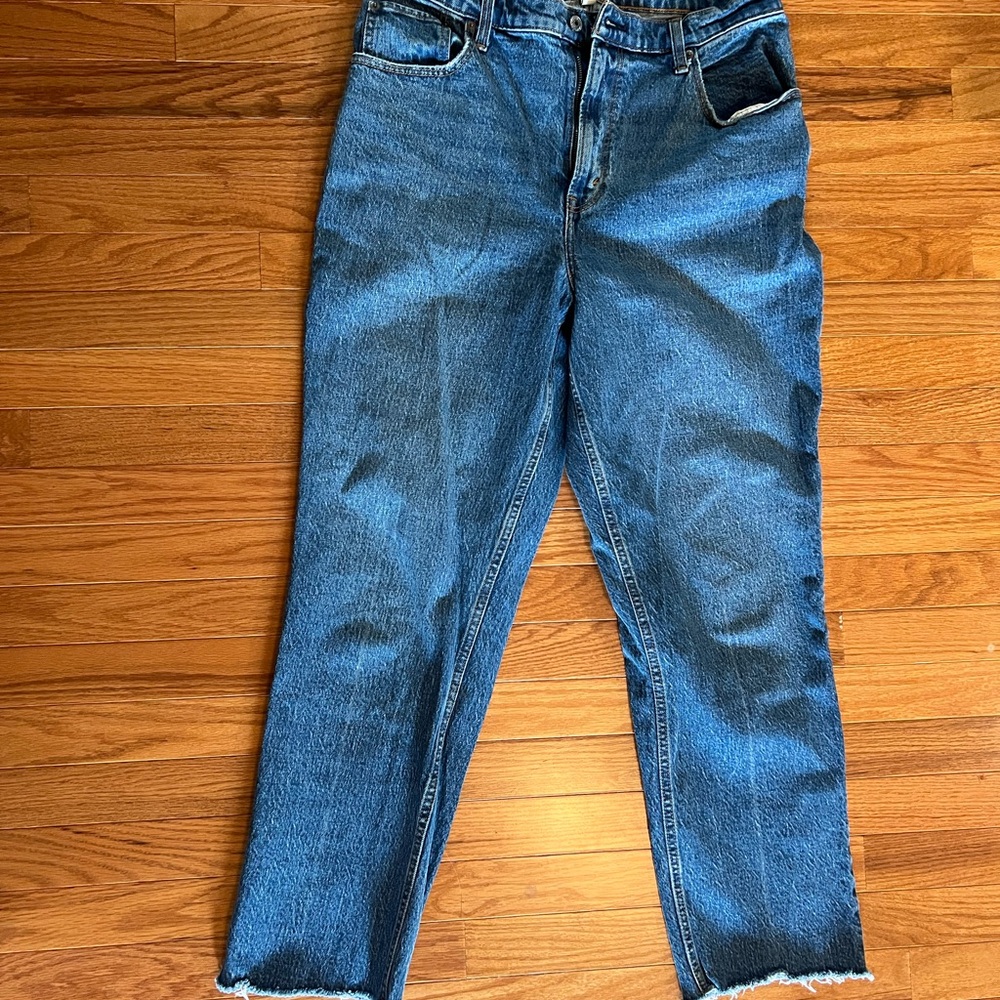 Abercrombie and Fitch 90s Straight Ultra High
